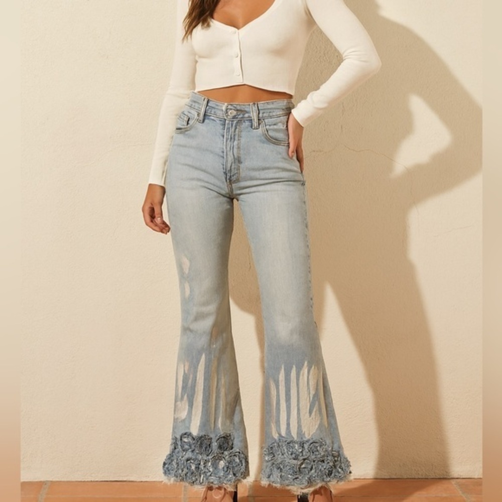 Replay Vintage One of a Kind Rosette Jeans 29